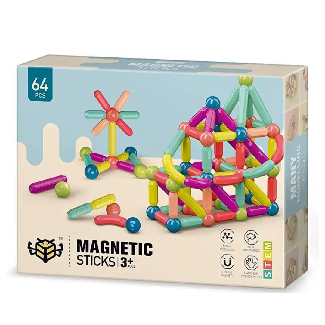 Magnetic Toys Building Blocks - 64 PCS
