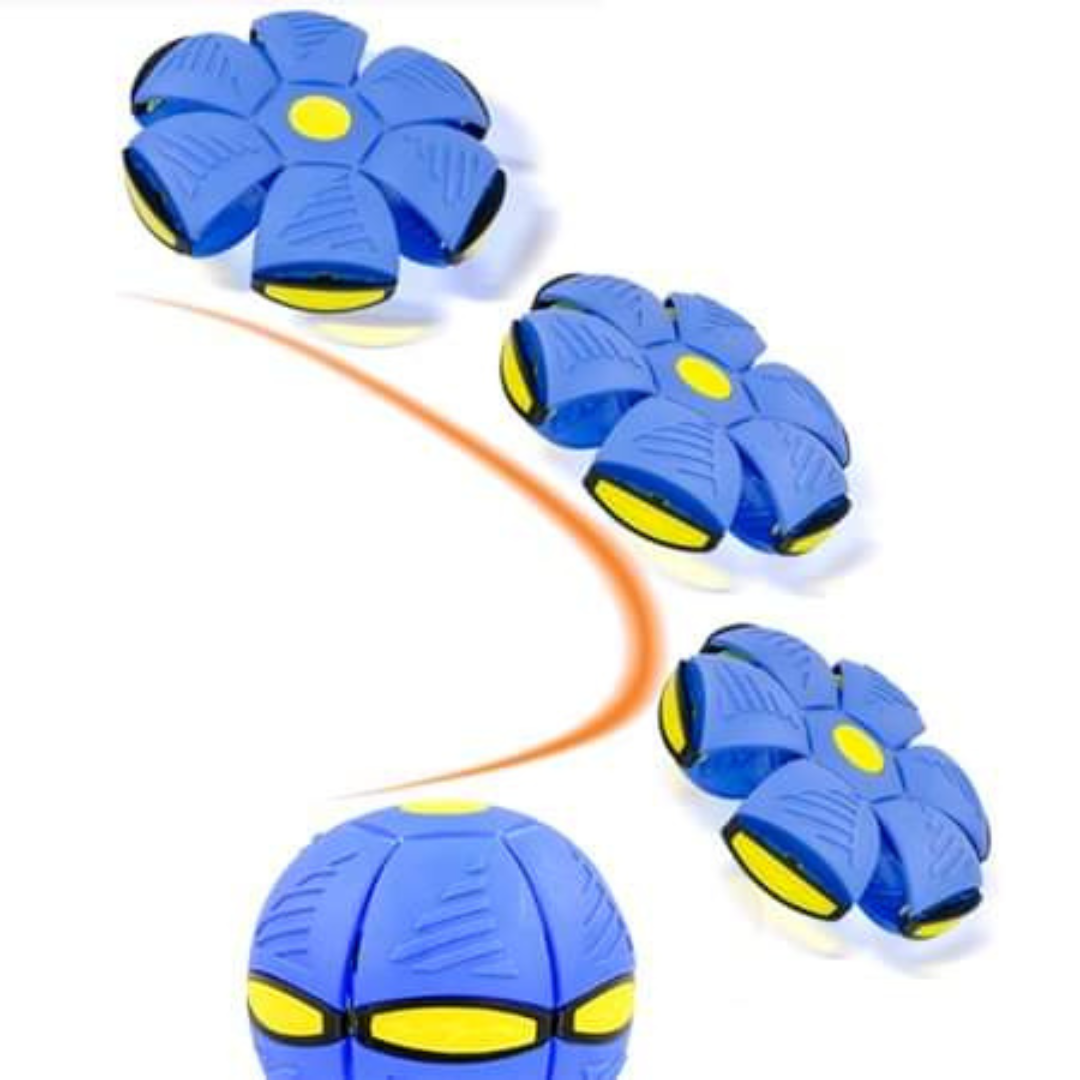 Galactic Flying UFO Flat Throw Disc Ball with LED