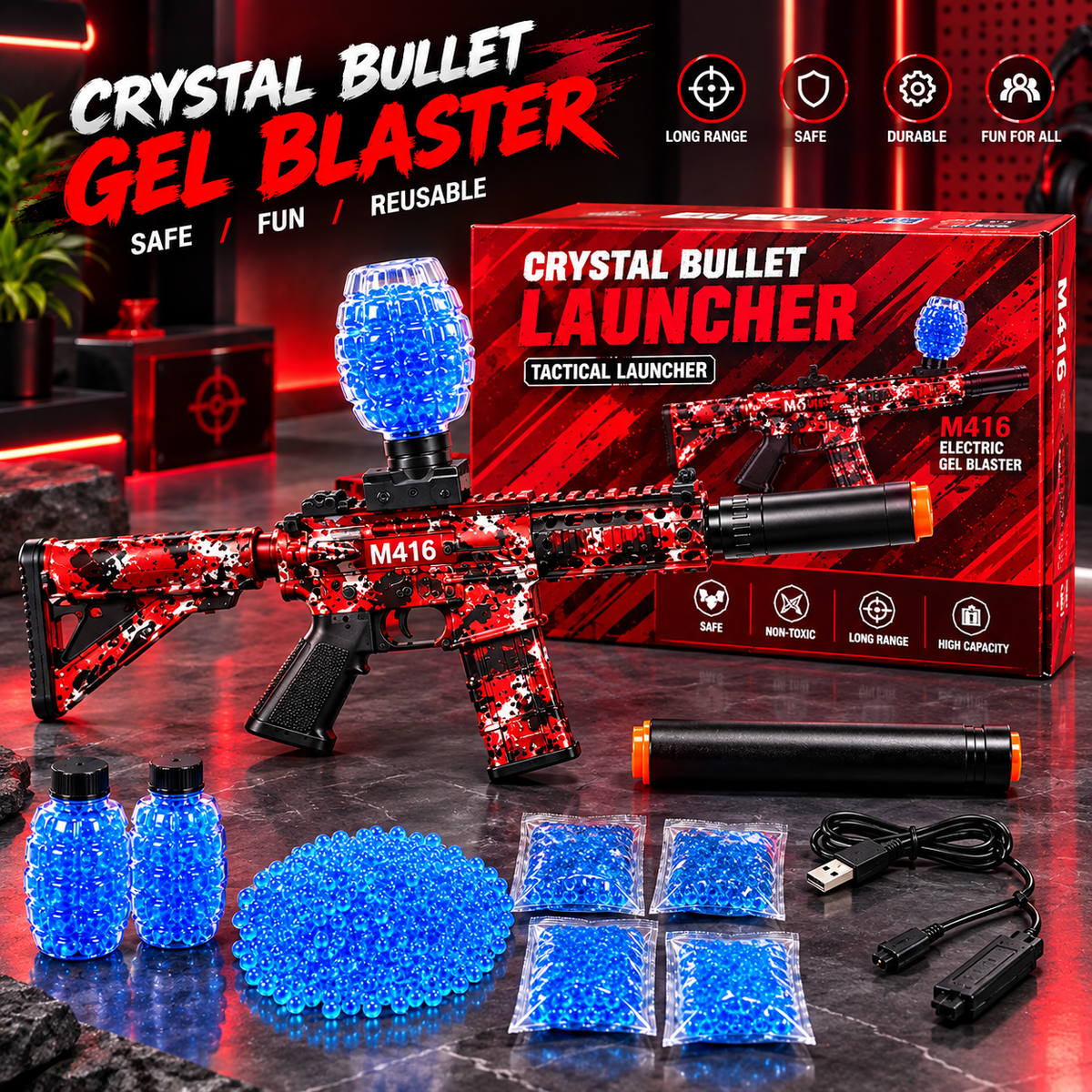 M416 Gel Blaster Gun