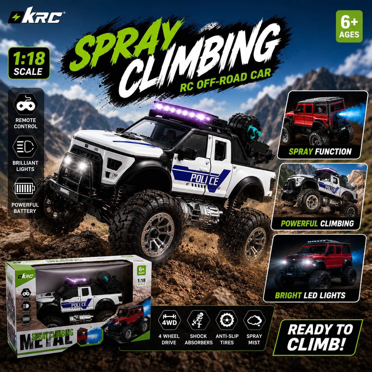 RC Police Truck