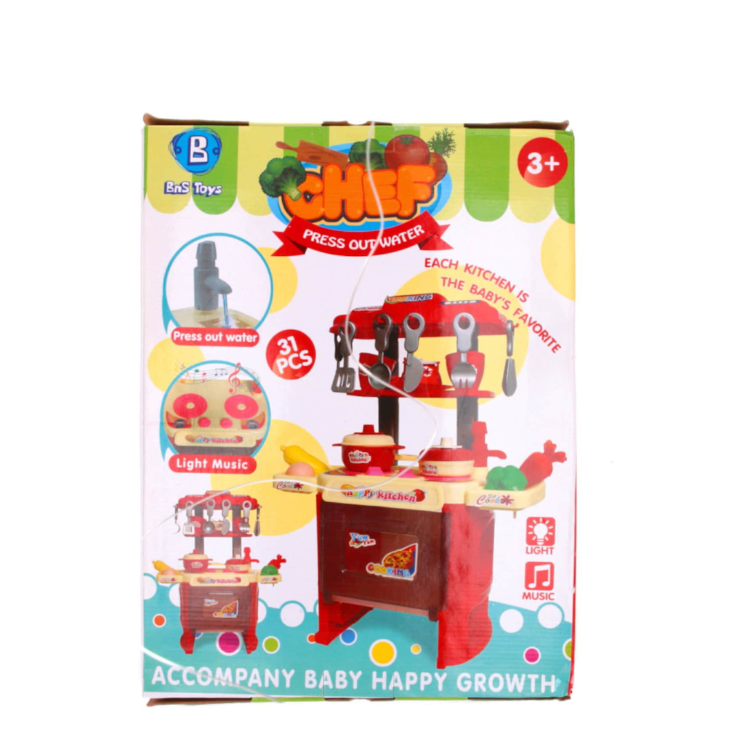 Kitchen Cooking Fun Set With Kitchen Appliances And Utensils