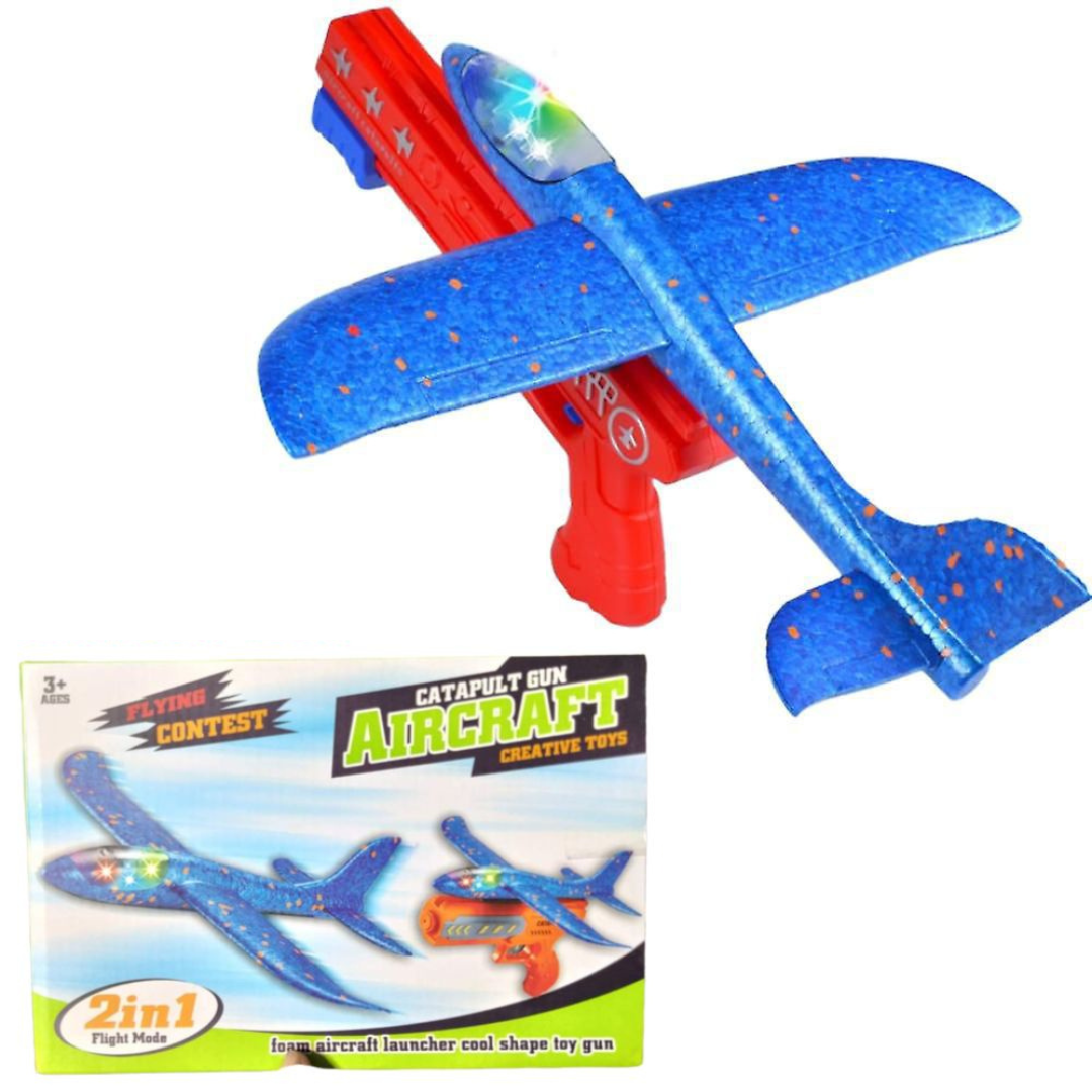 Airplane Launcher Toy Bubble Catapult Airplane Toy One Click Ejection