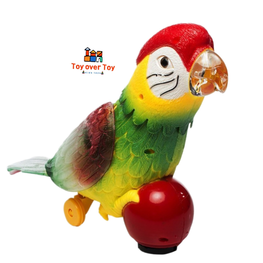 Electric Parrot Colorful Lights Toy
