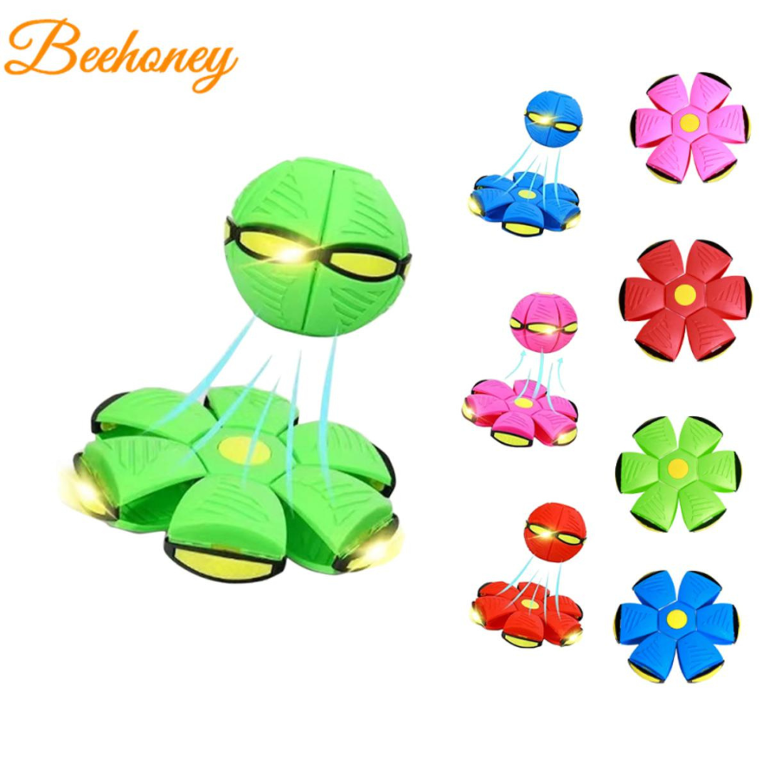 Galactic Flying UFO Flat Throw Disc Ball with LED