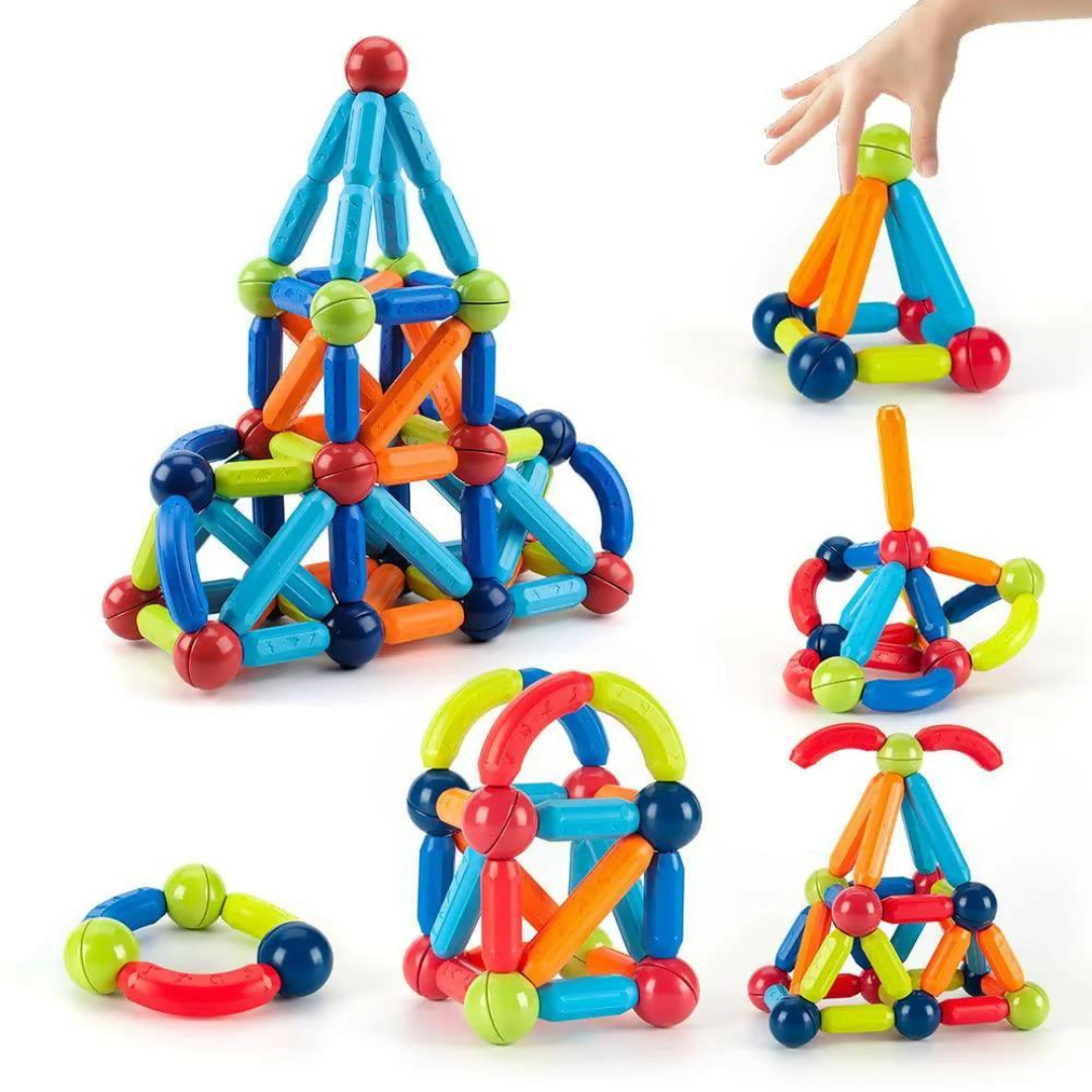 Magnetic Toys Building Blocks - 64 PCS