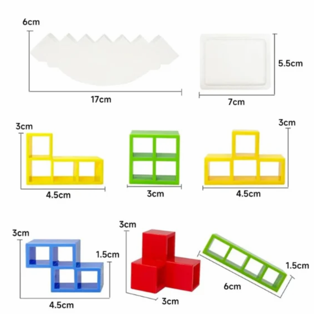 Tetra Tower Stacking Balance Game