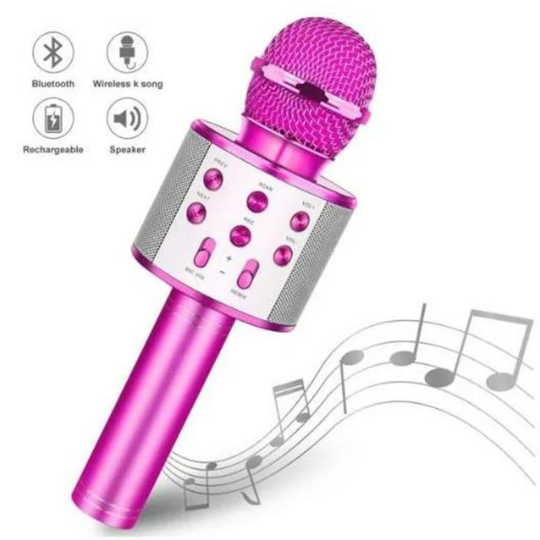 Wireless Bluetooth Handheld Karaoke Microphone Speaker