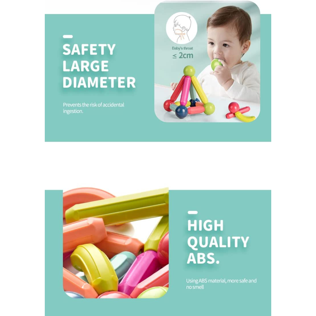 Magnetic Toys Building Blocks - 64 PCS