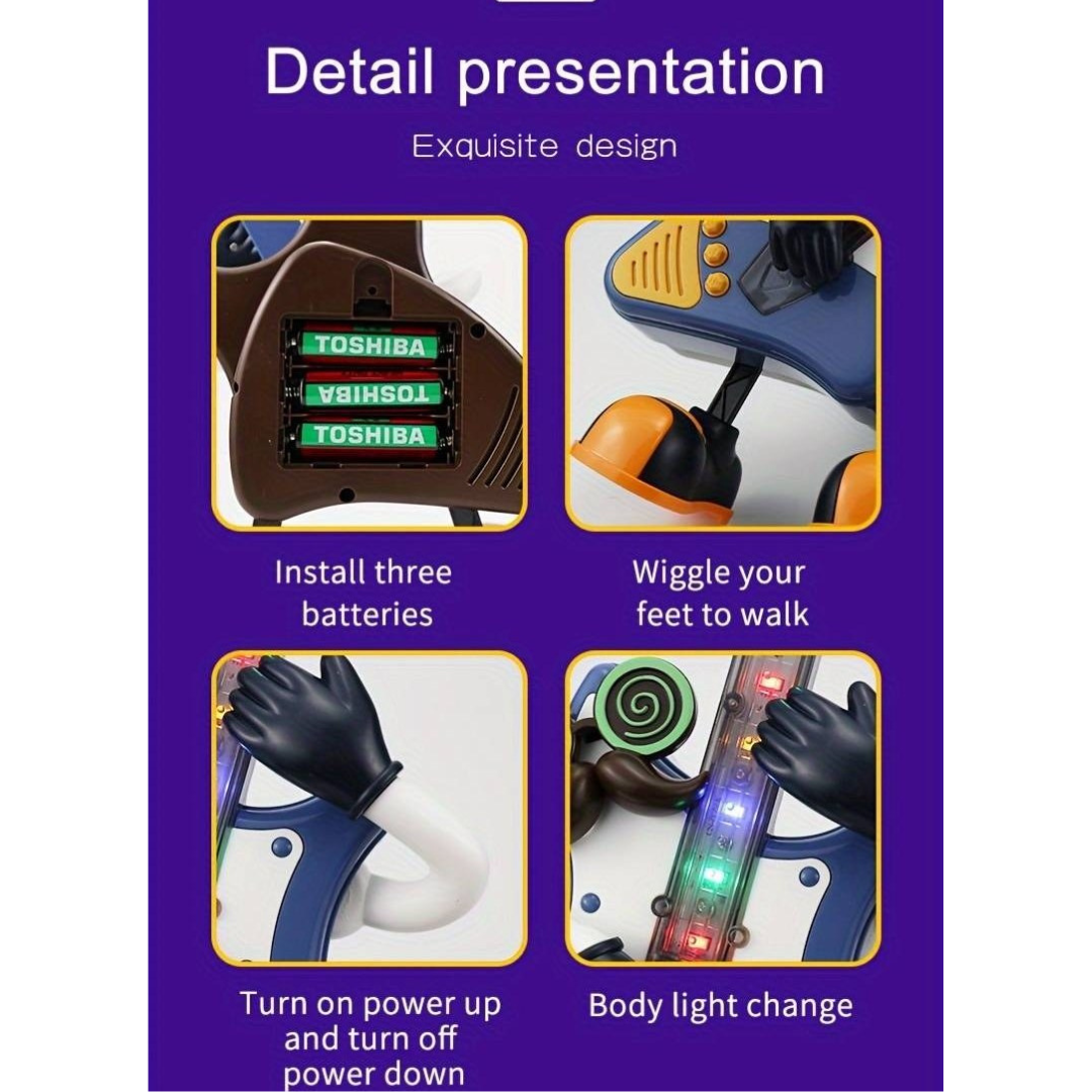 Electric Dancing Mr Rock Music Light Swing Guitar