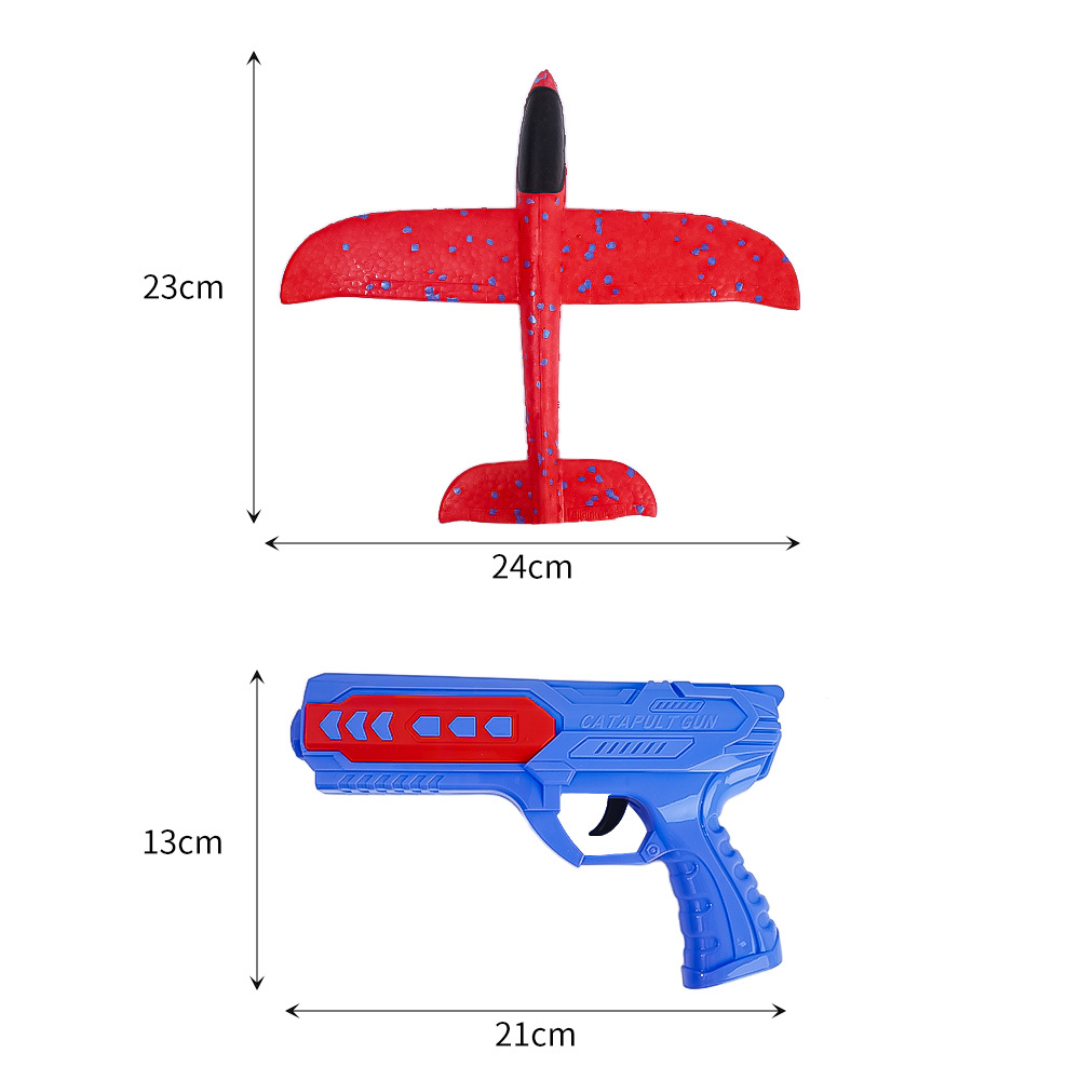Airplane Launcher Toy Bubble Catapult Airplane Toy One Click Ejection