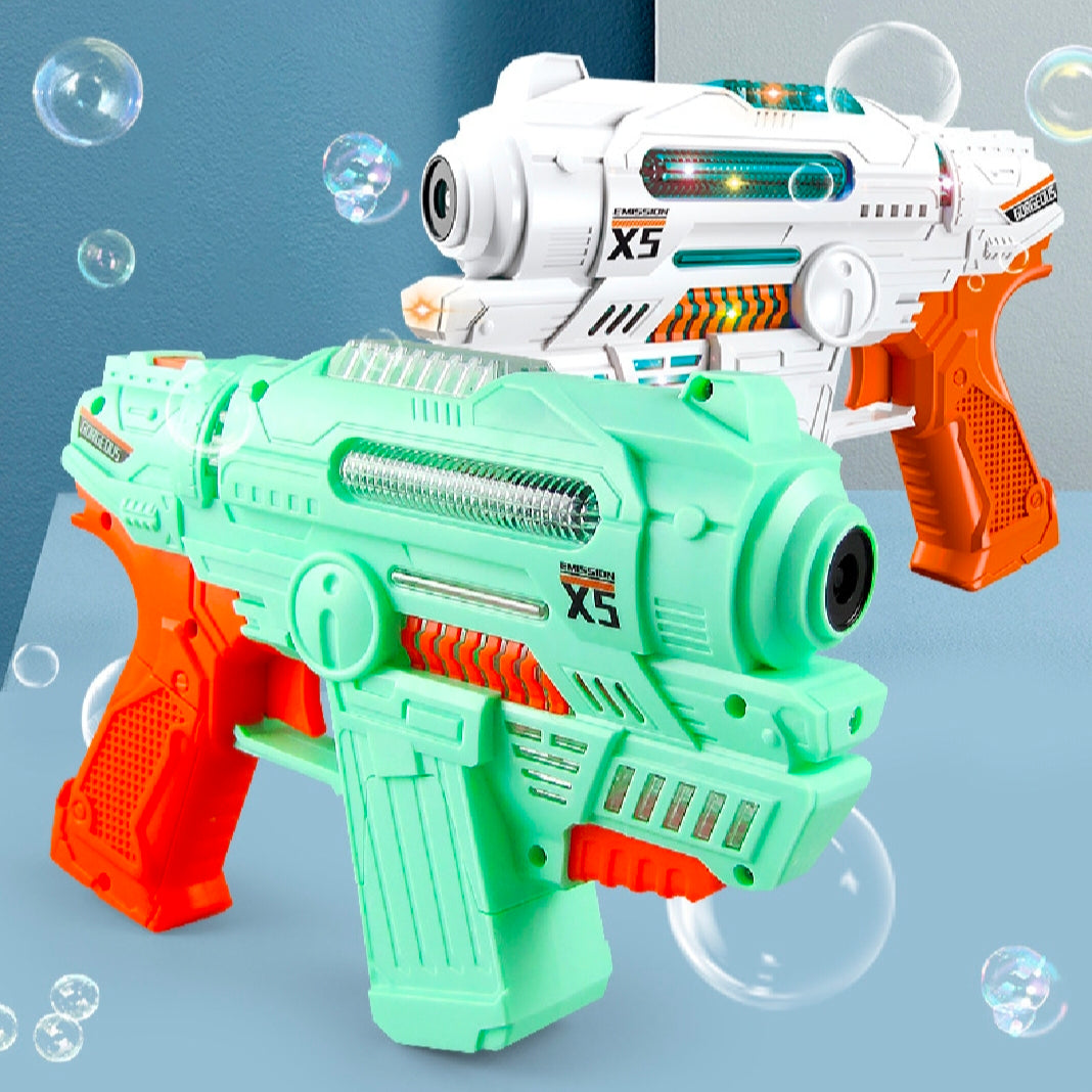 Musical bubble gun